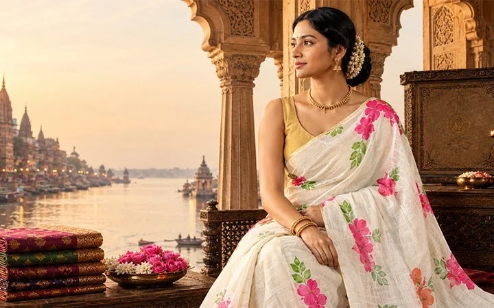 Cotton vs Linen Sarees for Summer: How to Pick the Right One for Your Day